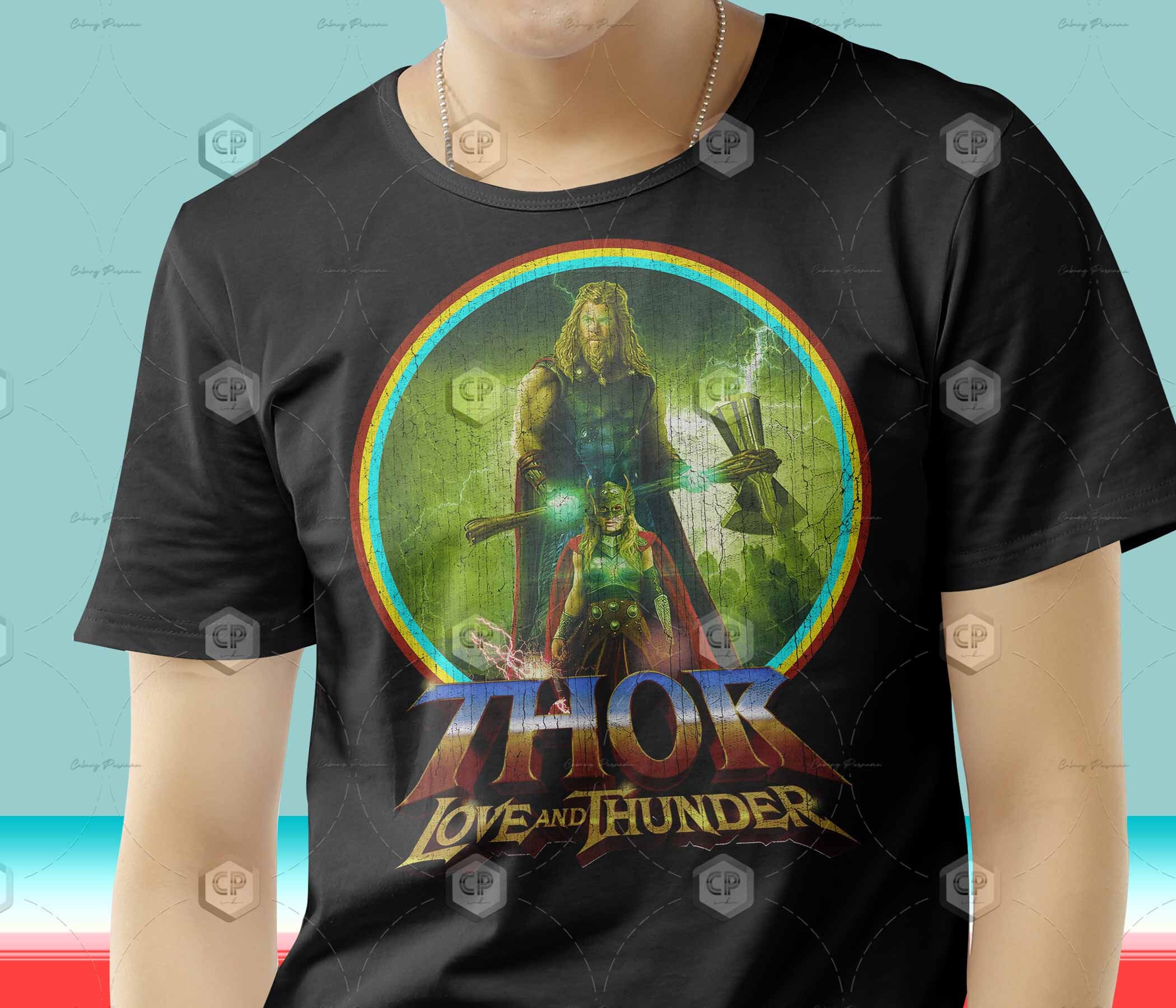 Thor Love And Thunder Marvel Iron Maiden Thor Stranger In A Strange Land T-Shirt
