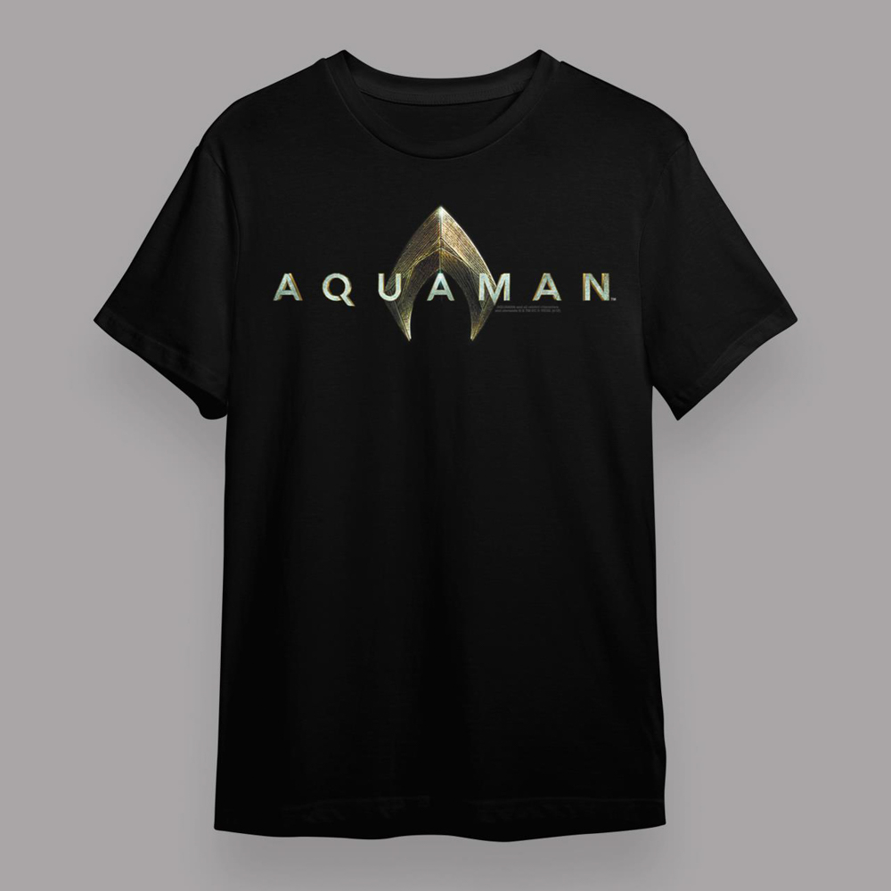 Aquaman And The Lost Kingdom Movie Logo T-Shirt