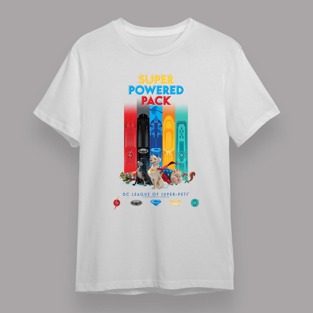 DC League of Super-Pets Super Powered Pack T-Shirt