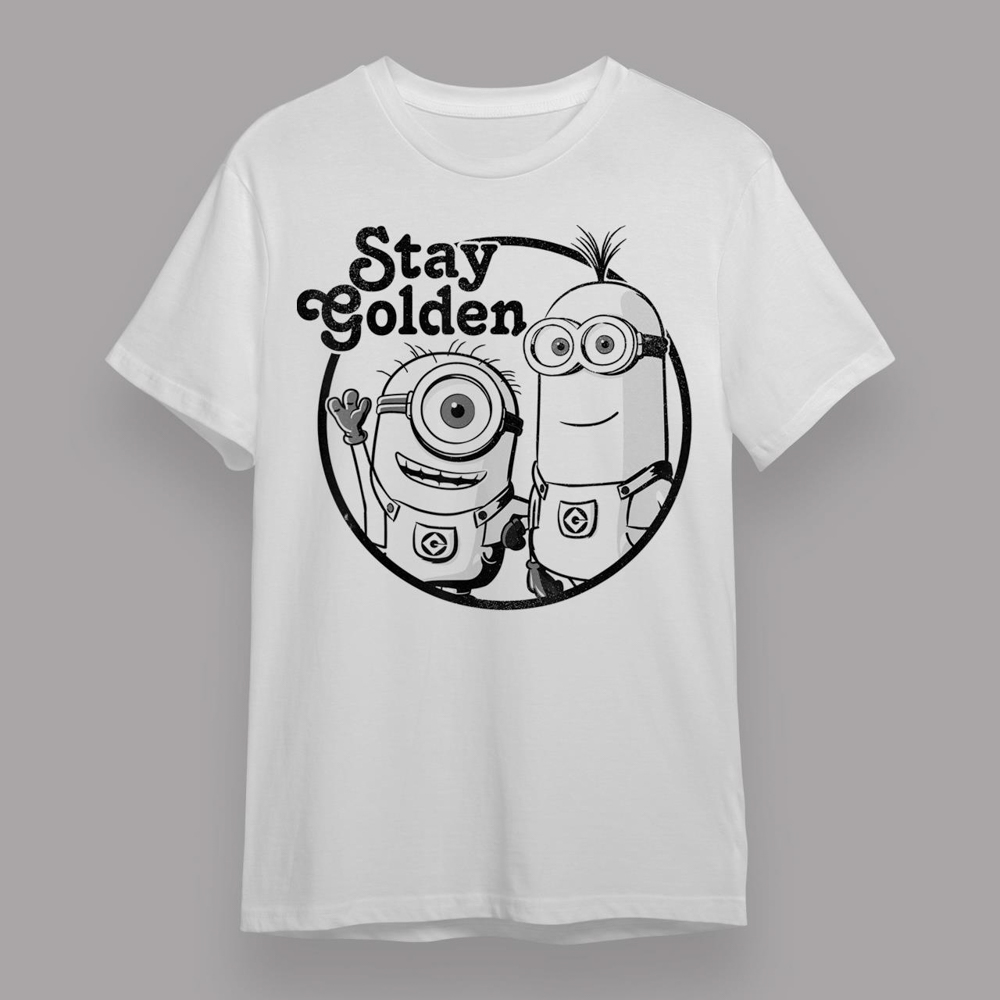 Despicable Me Minions Stay Golden Graphic T-Shirt