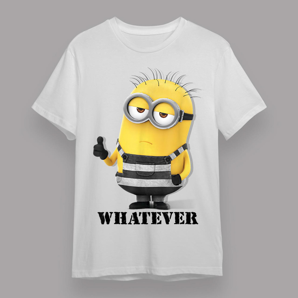 Despicable Me Minions Thumbs Up Whatever Graphic T-Shirt