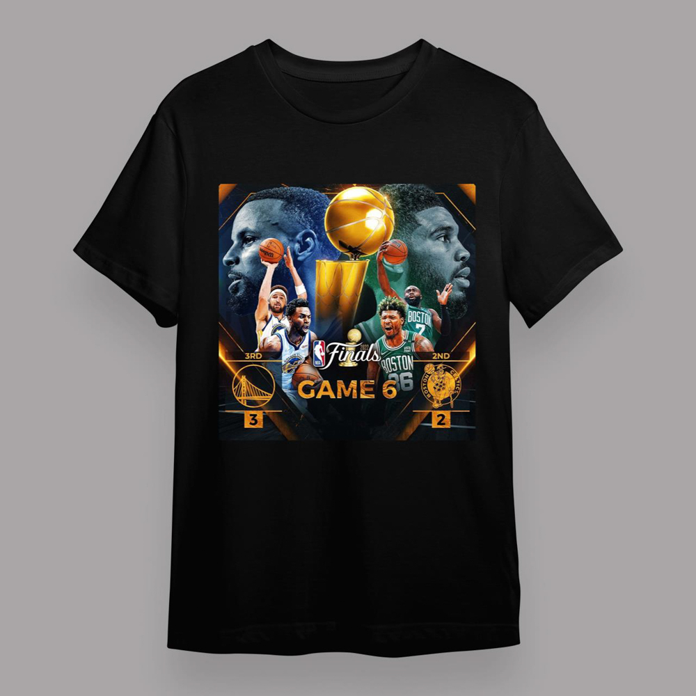 Golden State Warriors And Boston Celtics NBA Final Champions 2022 T-Shirt