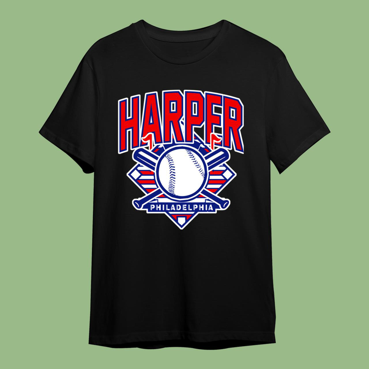 Harper Retro Philadelphia Baseball Ii1 Essentia T-Shirt