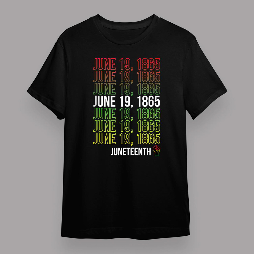 Juneteenth June 19 1865 Black African American Ancestors T-Shirt
