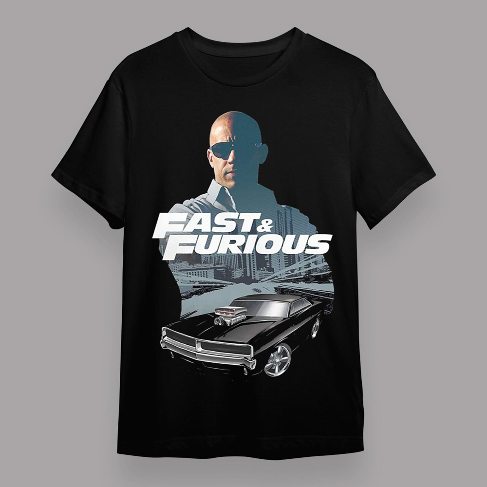 Juniors Fast And Furious Dom Pose T-Shirt