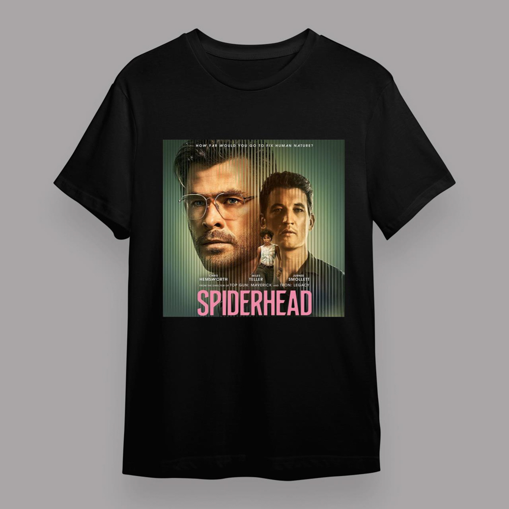 Spiderhead Chris Hemsworth Miles Teller Jurnee Smollett T-Shirt