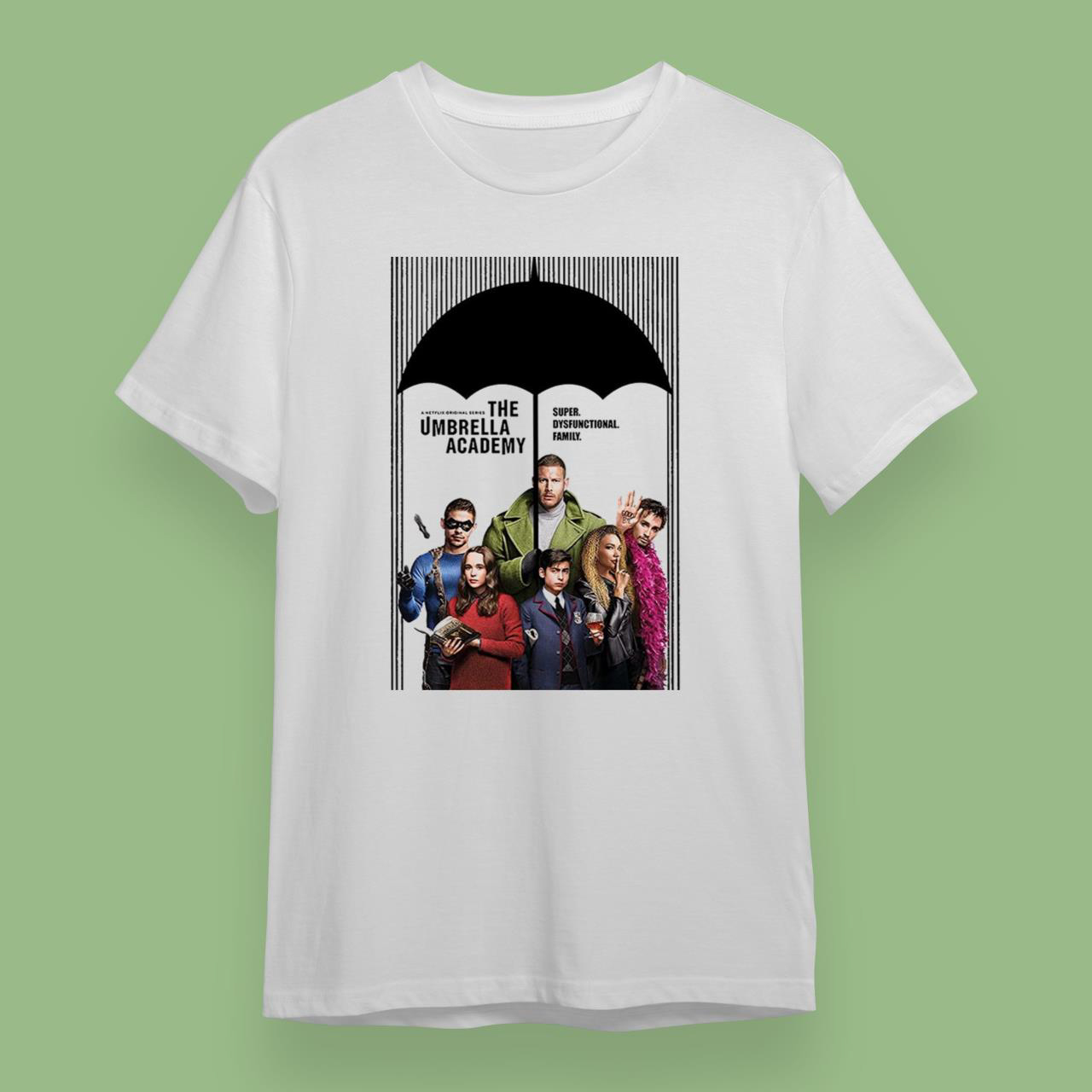 The Umbrella Academy Mens Family Poster T-Shirt
