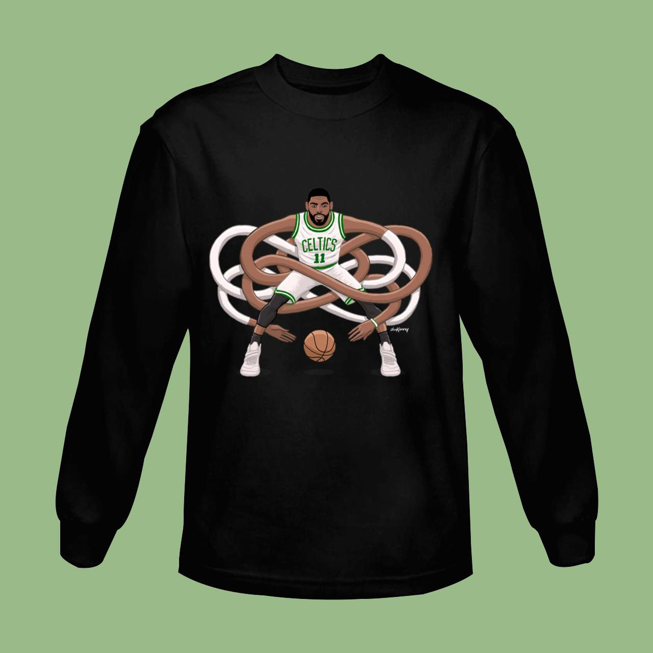 Vintage Gnarly Kyrie Celtics 2022 Sweatshirt
