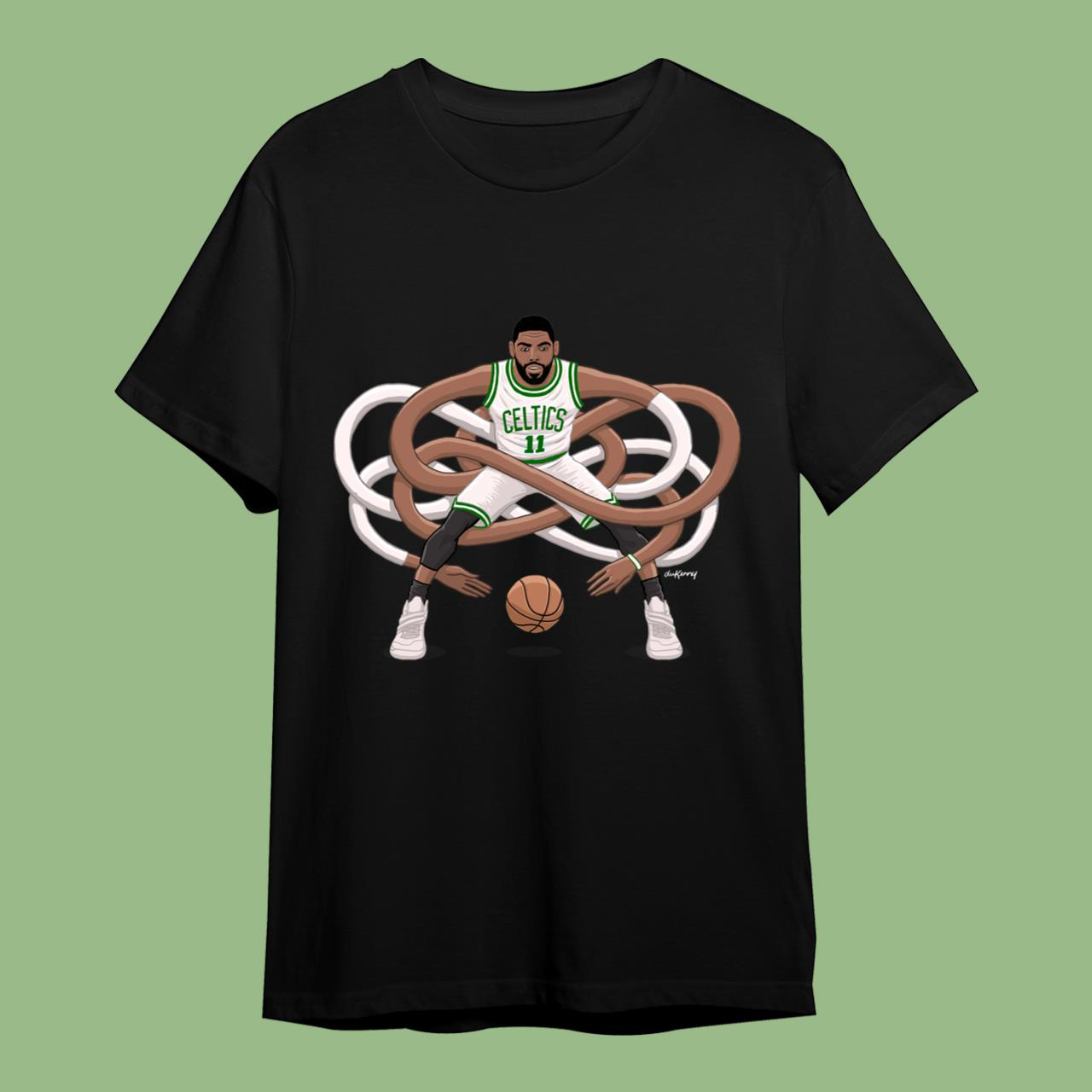 Vintage Gnarly Kyrie Celtics 2022 T-Shirt