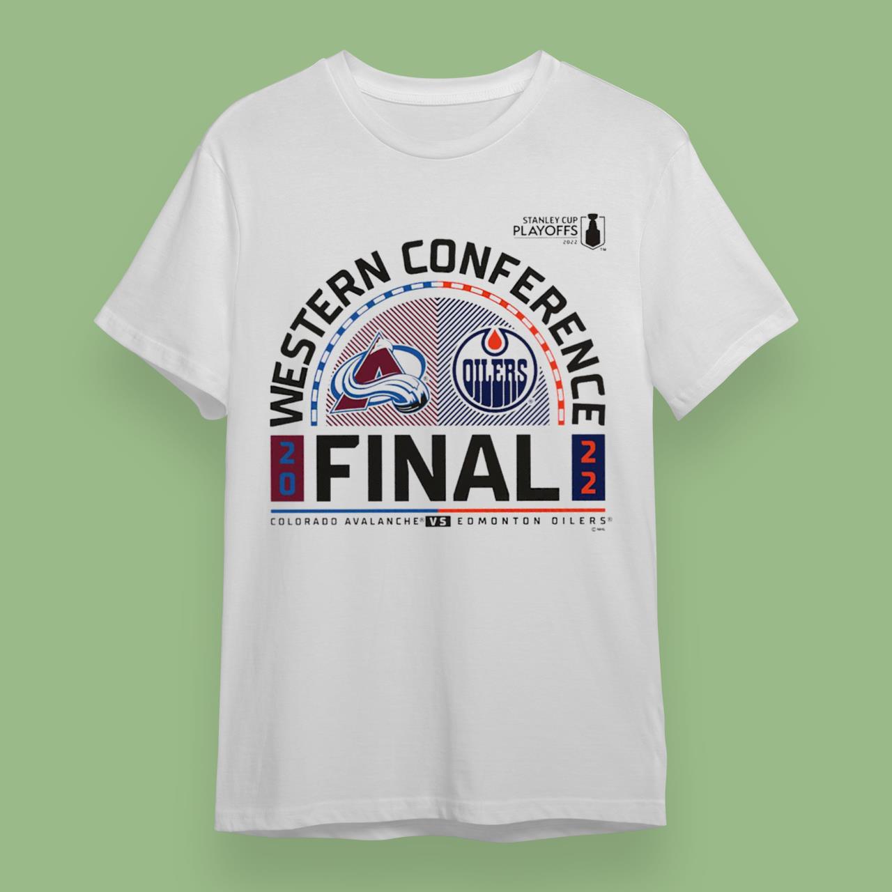 Colorado Avalanche vs Edmonton Oilers 2022 Stanley Cup Playoffs Shirt