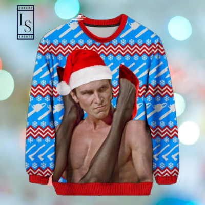 Funny American Psycho Christmas Sweater Gift For Christmas- Christmas Gifts 2023