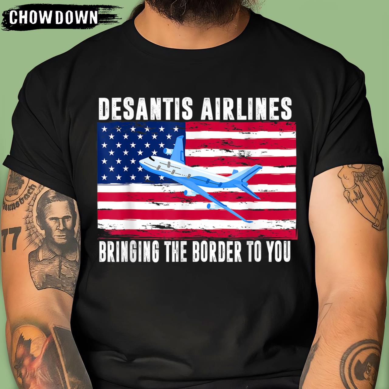 DeSantis Airlines Bringing The Border To You DeSantis Airlines T-Shirt
