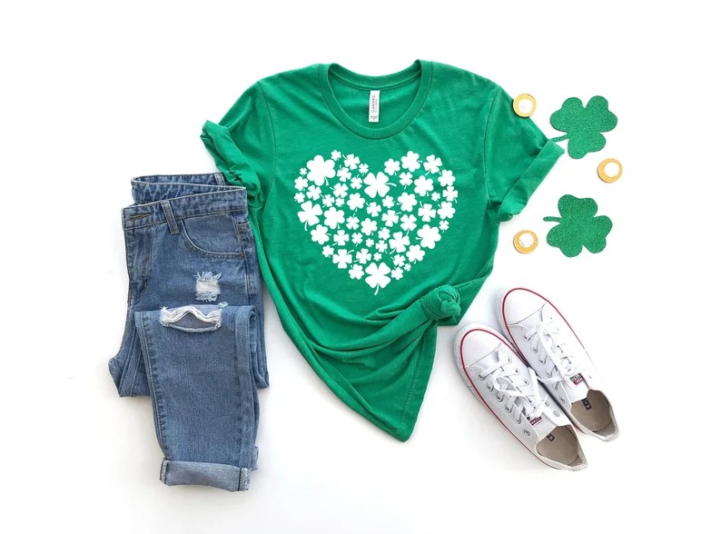 St Patricks Day Shirt for Women Saint Patrick’s Shamrock Shirts Irish Shirt Womens Irish Top
