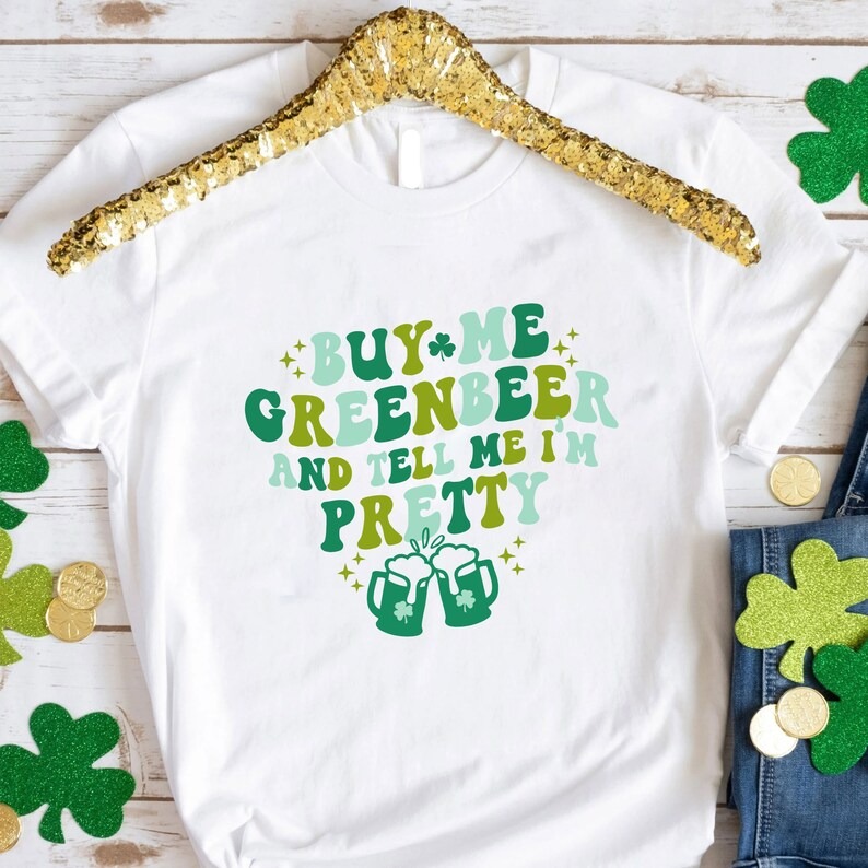 St Patricks Day Shirt Women Irish Lucky Clover Shamrock St Patricks Day Shirt for Women Shenanigans Shirt